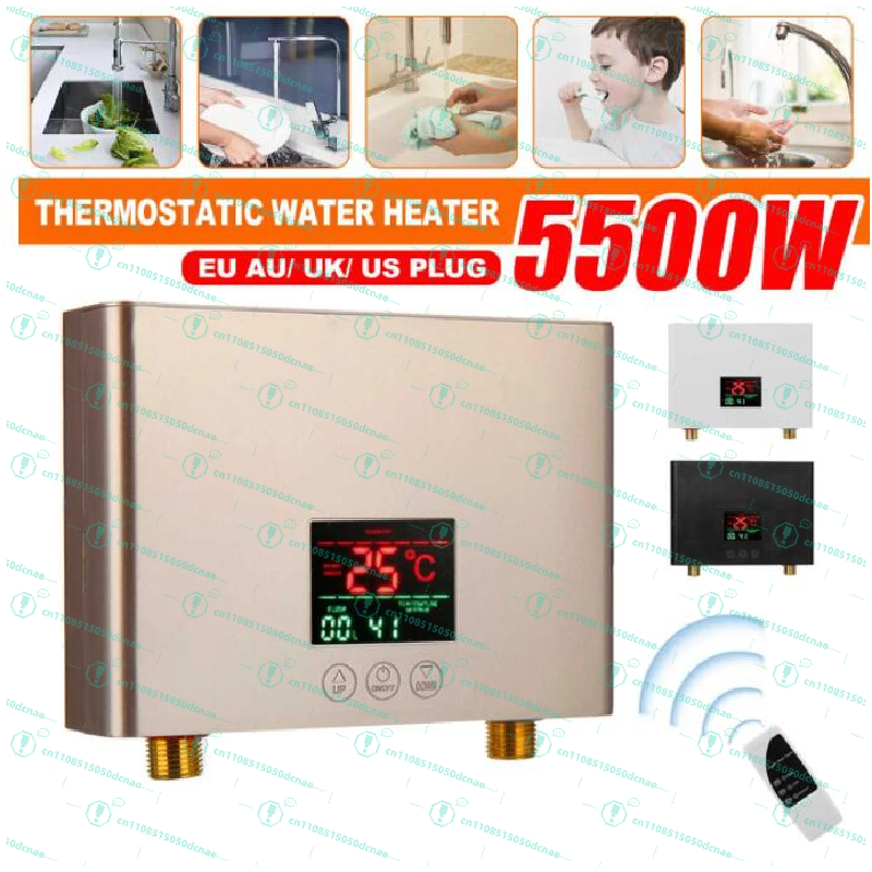 Home Bathroom Water Heater - Instant Water Heater Wall-Mounted Electric Heaters
