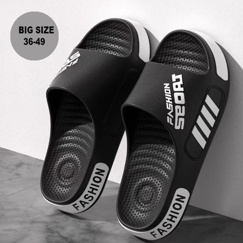Home Bathroom Trends - Big Size 40-45 Men Slippers Summer
