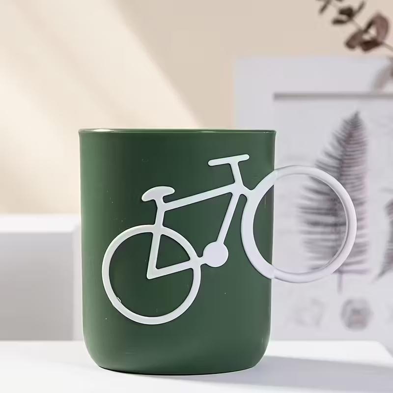 Jet Home Bathroom Accessories - 1 Creative Mouthwash Cup, Couple Bicycle
