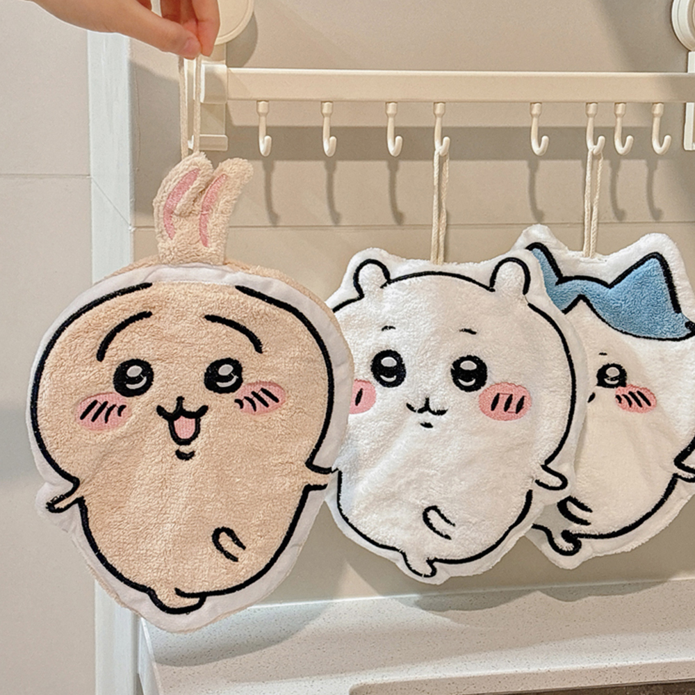 Home Goods Bathroom Accessories - Chiikawa Usagi Hachiware Super Absorbent Hanging