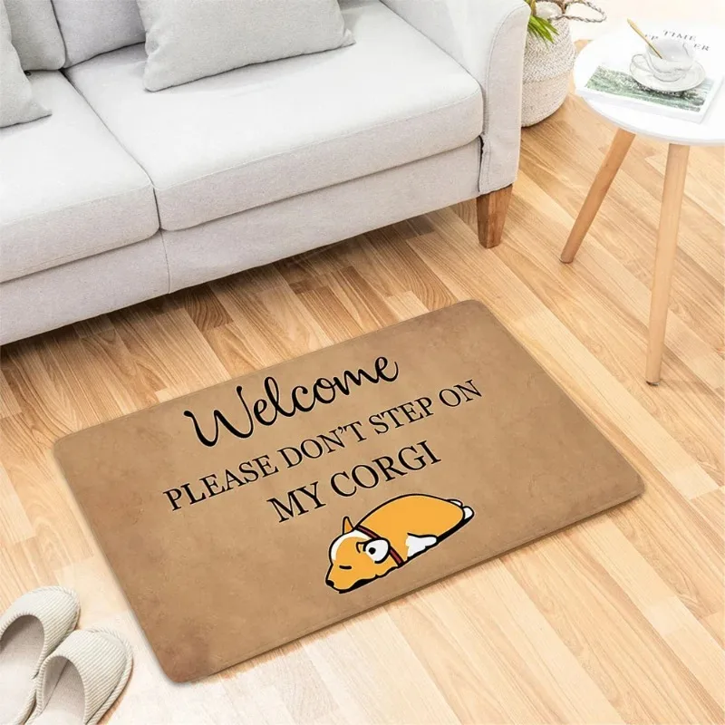 Home Bathroom Reno - Dog Funny Door Mat Small Carpet