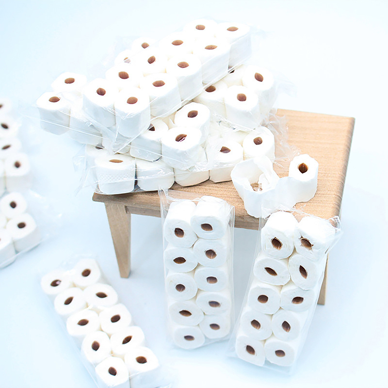 Jet Home Bathroom Accessories - 1/12 Dollhouse Simulation Toilet Paper Roll