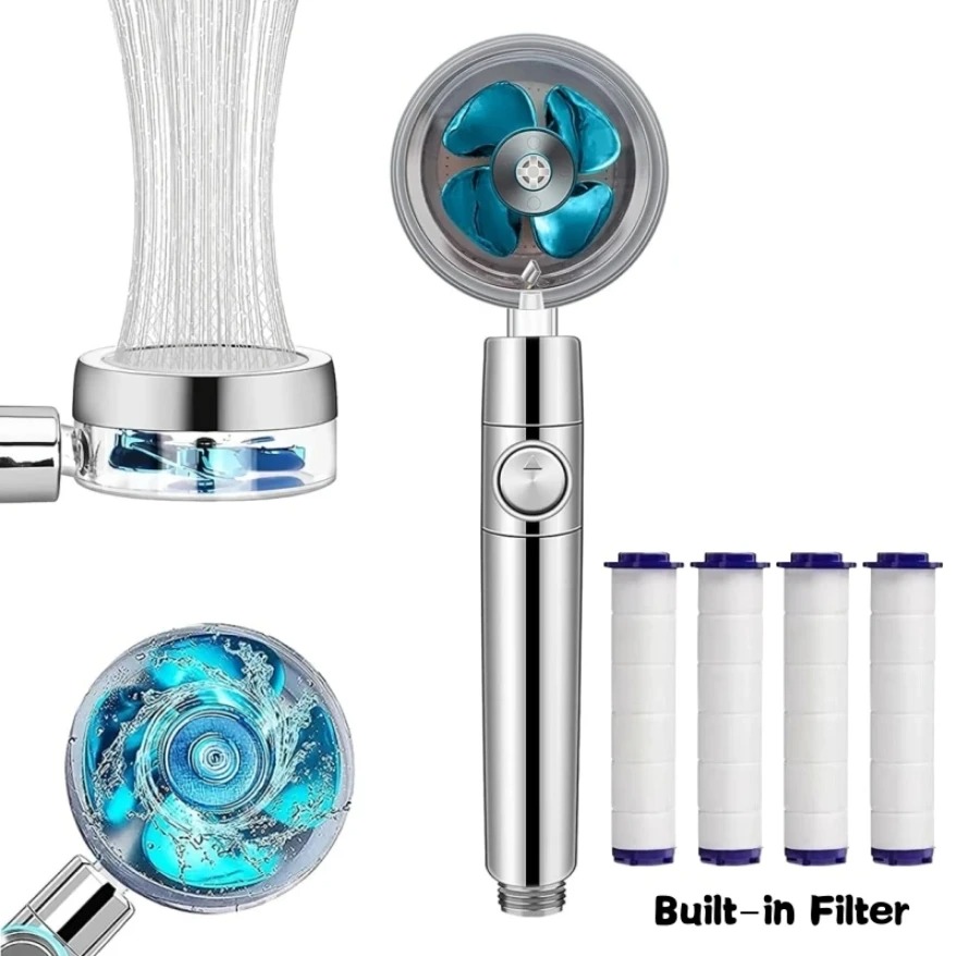 Home Bathroom Fan - 360 Degrees Rotation Handheld Turbo Fan