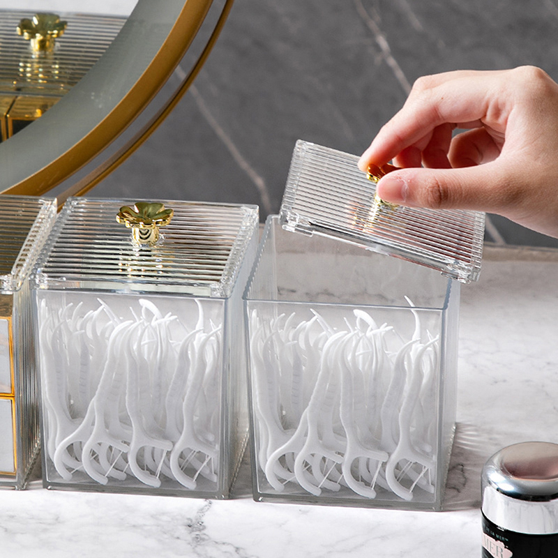 Storage Organizer Bathroom Jar - Home Goods Bathroom Storage บทวิจารณ์และราคา