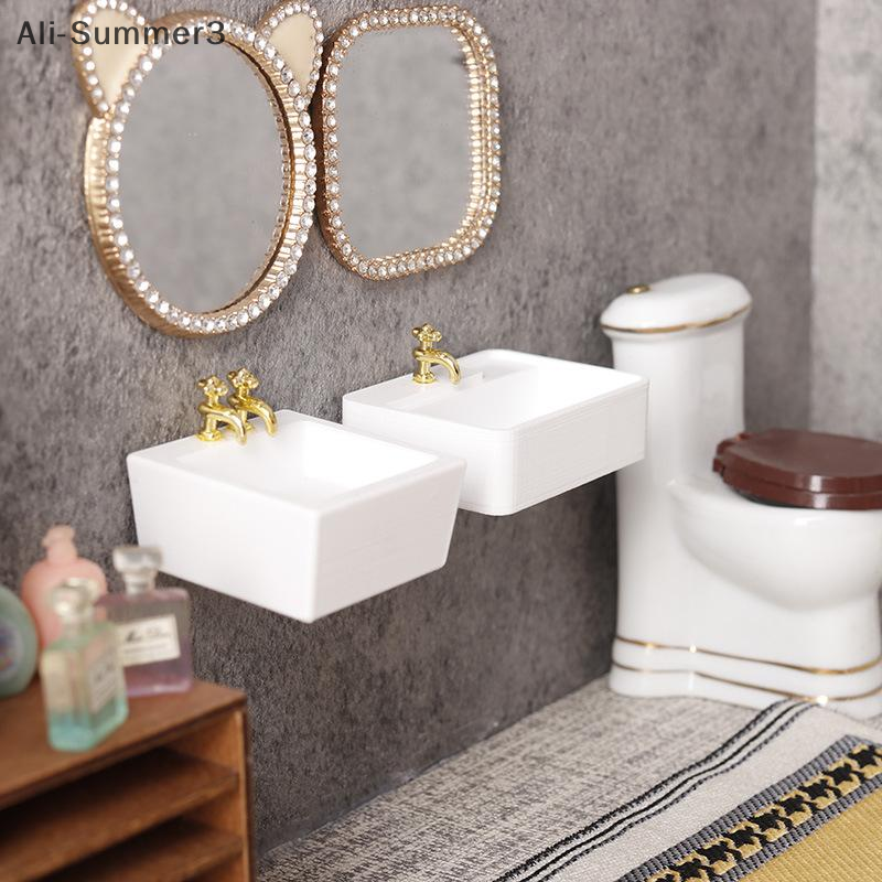 1/12 Dollhouse Bathroom Wash B - Home Bathroom Model บทวิจารณ์และราคา
