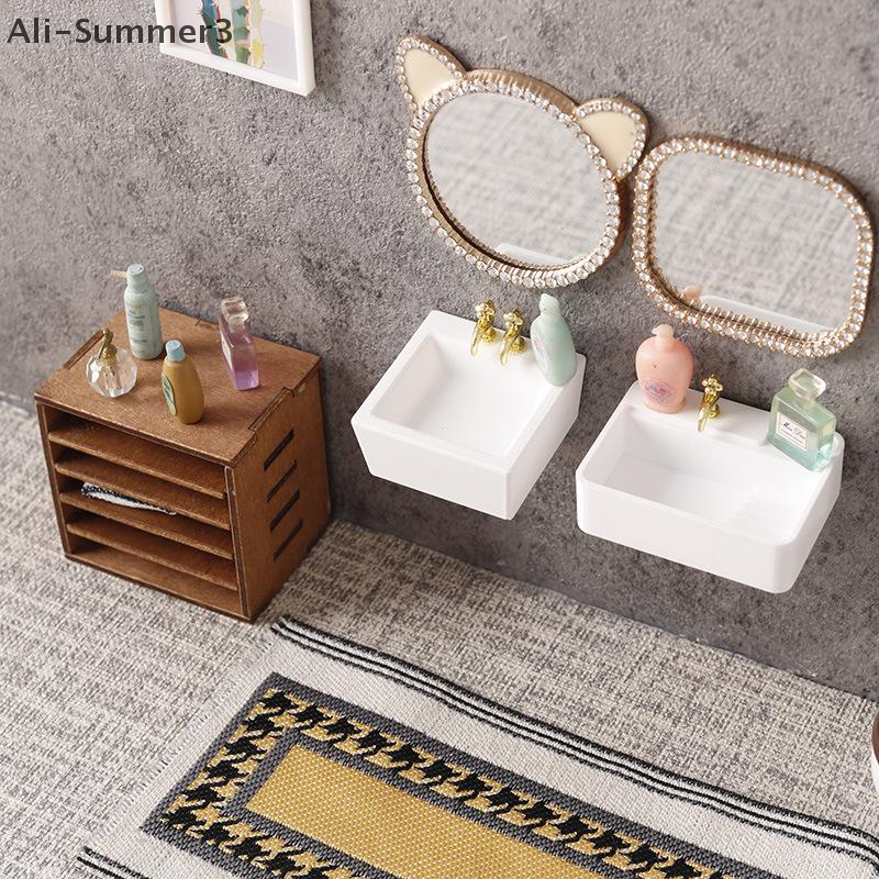 1/12 Dollhouse Bathroom Wash B - Home Bathroom Model บทวิจารณ์และราคา