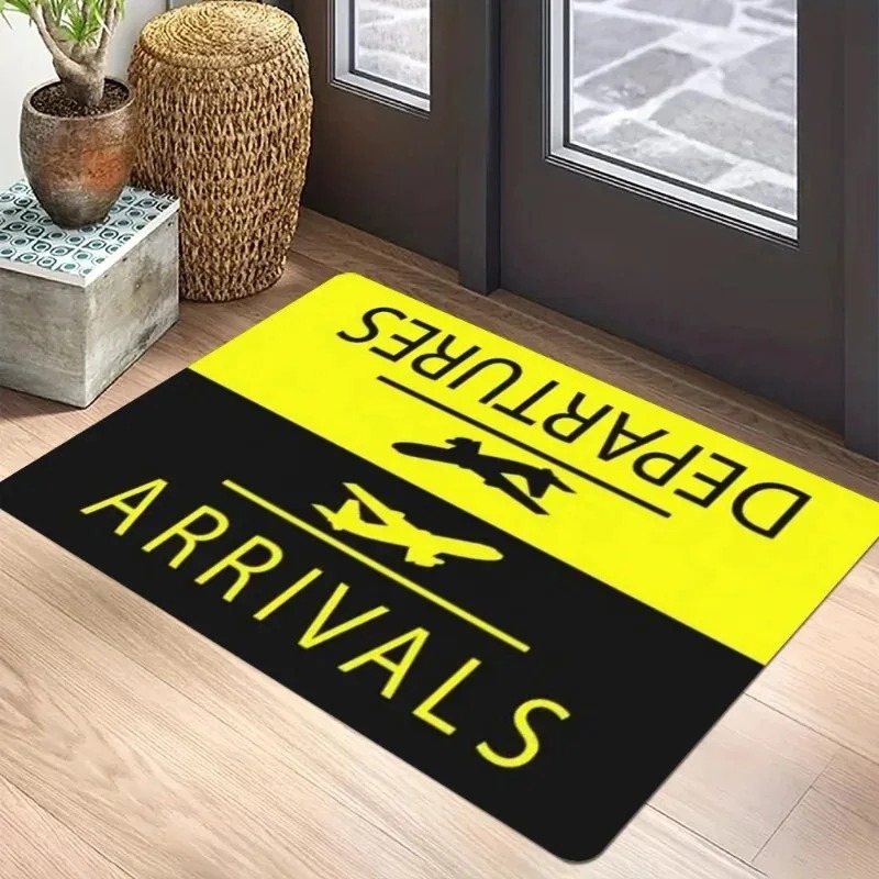 Aviation Theme Carpet Mat - Ai - Home Bathroom Door Signs บทวิจารณ์และราคา