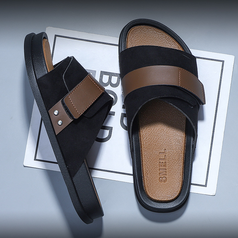 Summer men's slippers Korean v - Home Bathroom Trends บทวิจารณ์และราคา