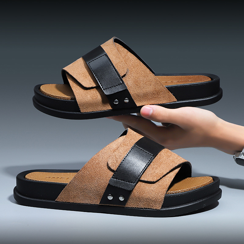 Summer men's slippers Korean v - Home Bathroom Trends บทวิจารณ์และราคา