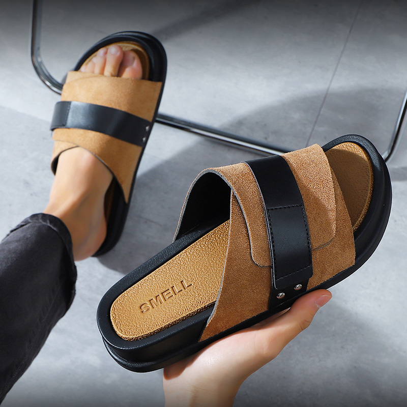 Summer men's slippers Korean v - Home Bathroom Trends บทวิจารณ์และราคา