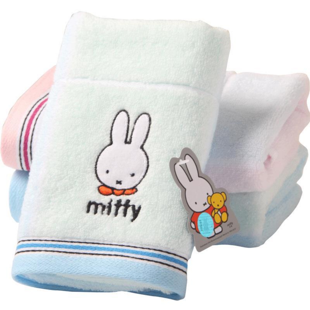 Miffy Rabbit Pure Cotton Towel - Home Goods Bathroom Accessories บทวิจารณ์และราคา