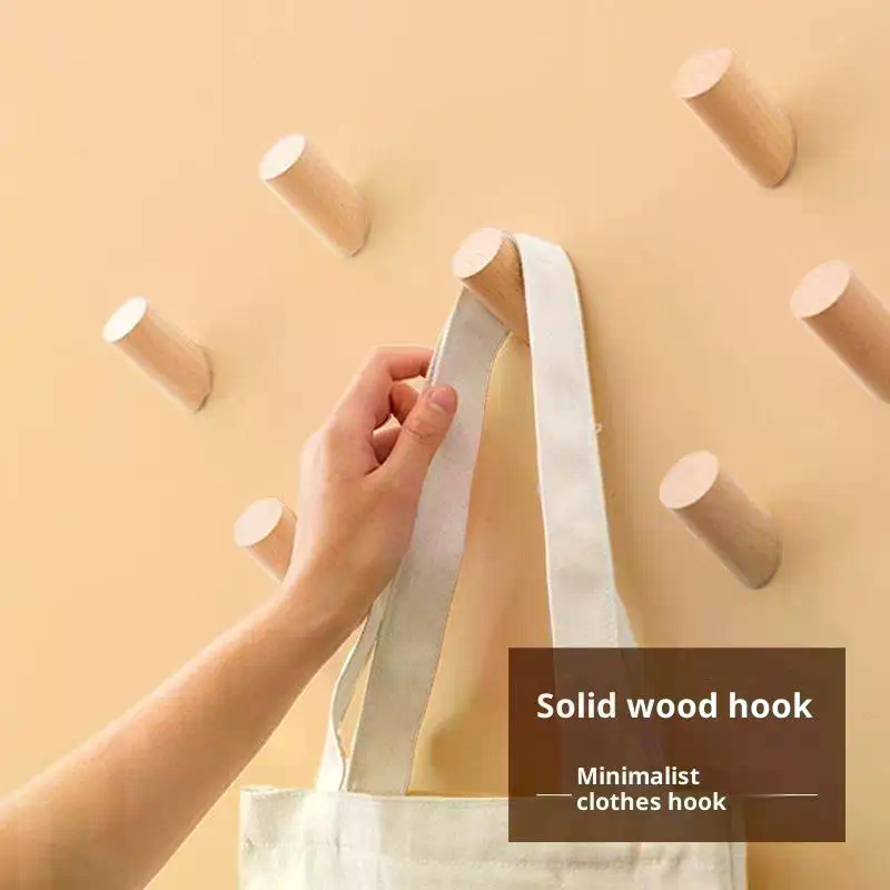 Wall Hanger Wood Hook Beech Ho - Jet Home Bathroom Accessories บทวิจารณ์และราคา