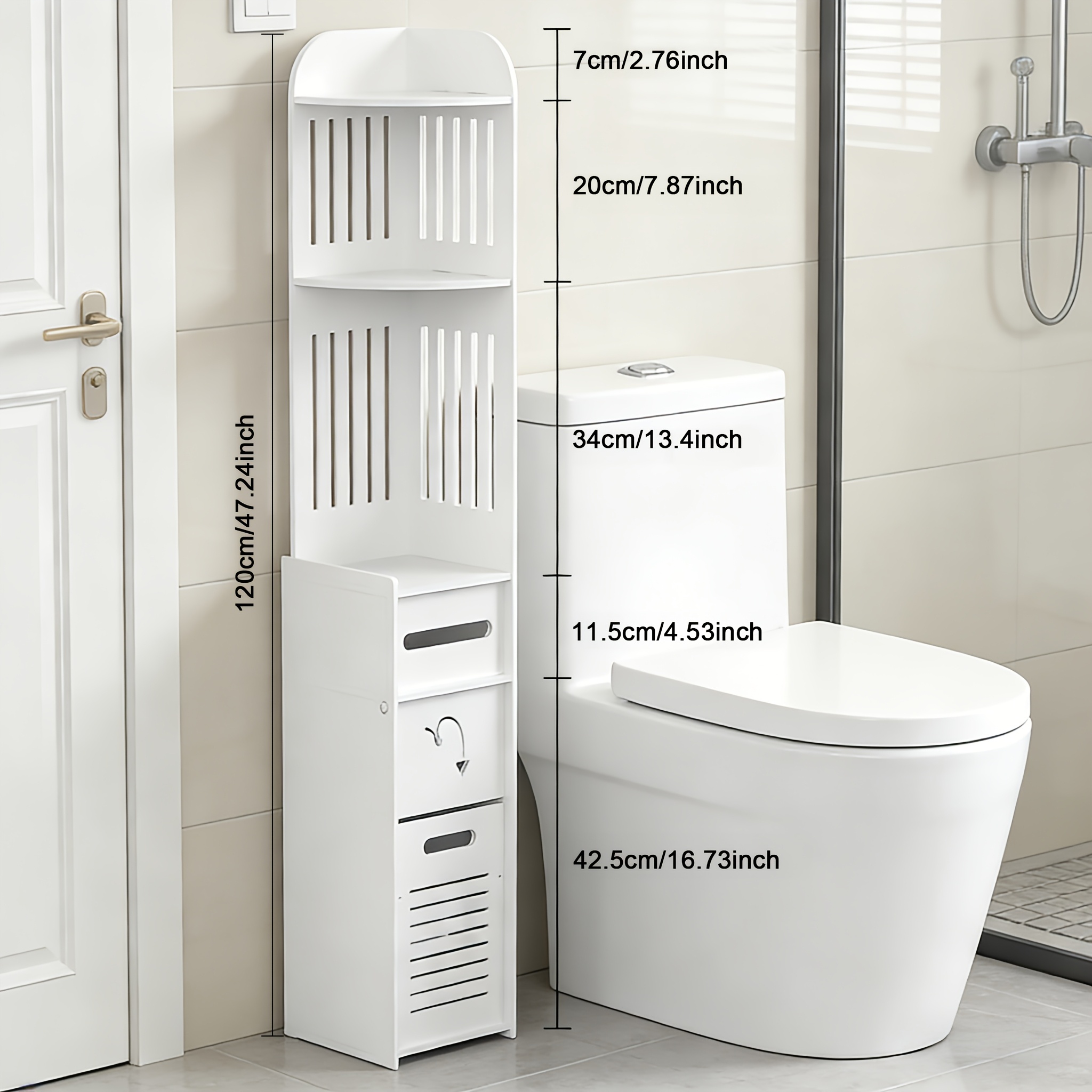 Space-Saving Bathroom Cabinet, - Home Bathroom Cabinets บทวิจารณ์และราคา