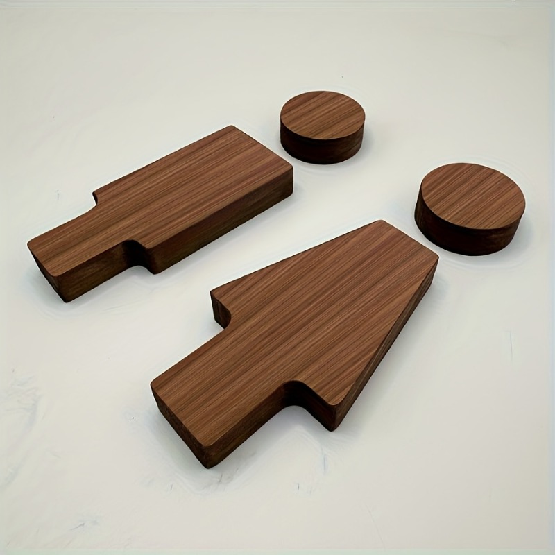 2PCS Wooden Bathroom Sign for  - Home Bathroom Door Signs บทวิจารณ์และราคา