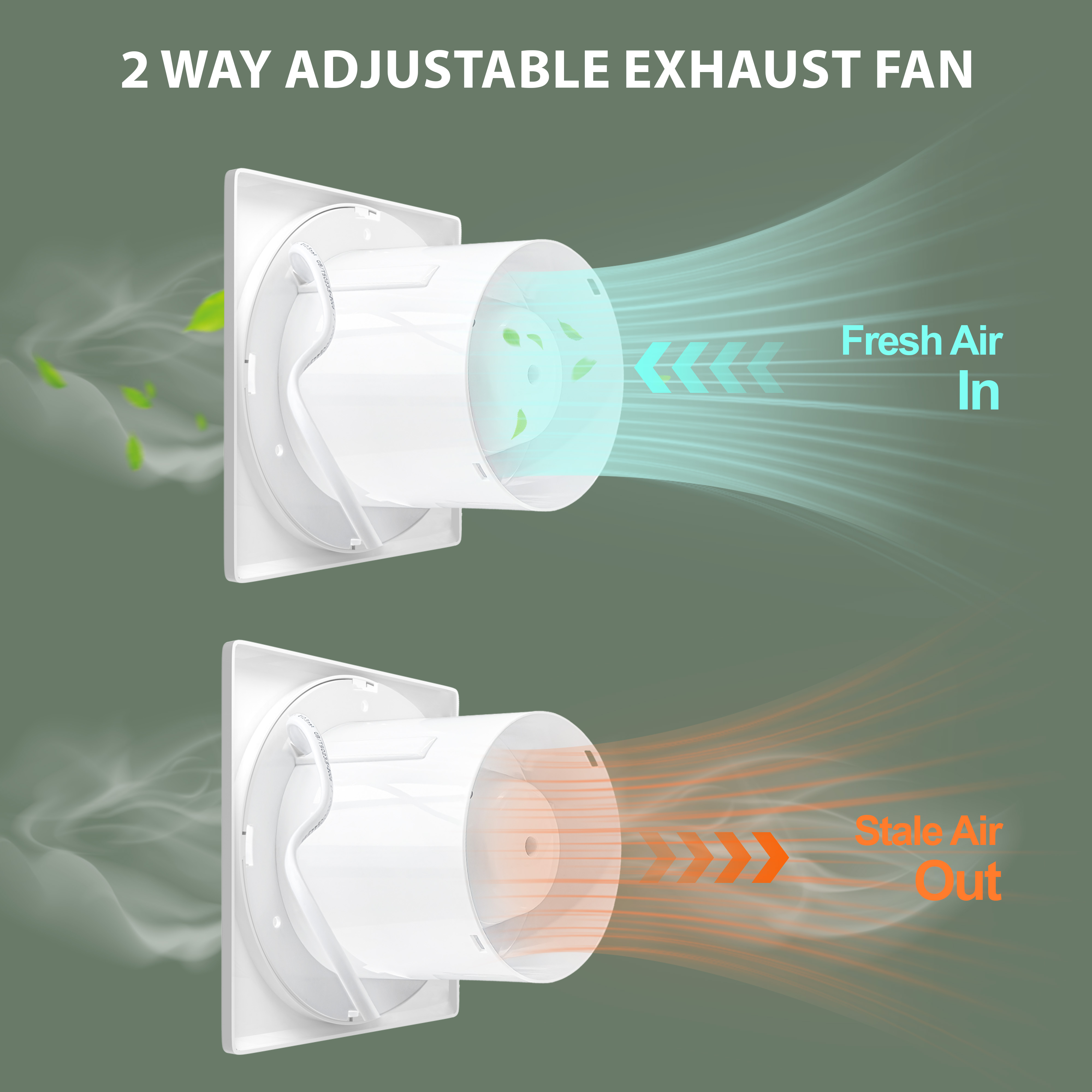 KCvents Reversible Ventilator  - Home Bathroom Fan บทวิจารณ์และราคา