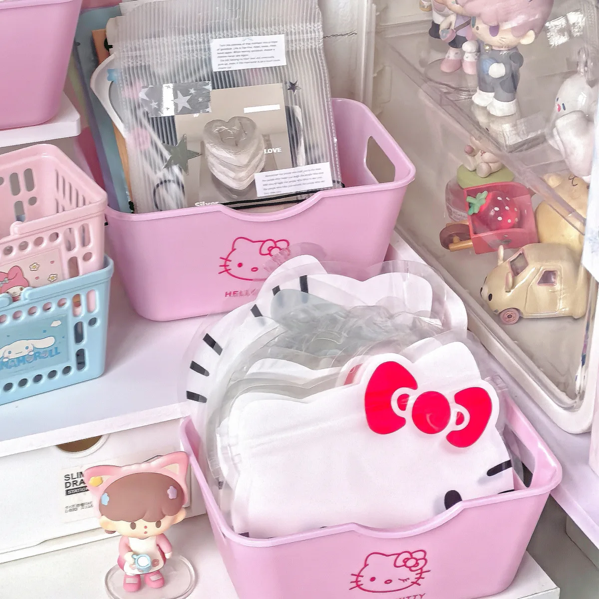 Hello Kitty 2/4Pcs Plastic Org - Home Goods Bathroom Accessories บทวิจารณ์และราคา