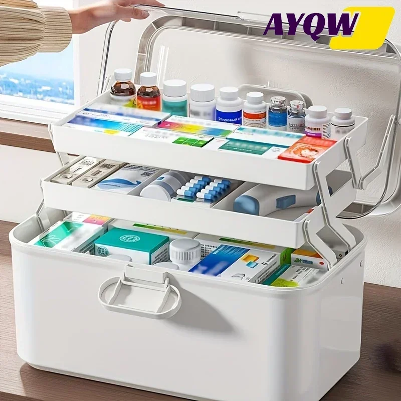 Large Capacity Clear Lid Medic - Home Bathroom Cabinets บทวิจารณ์และราคา