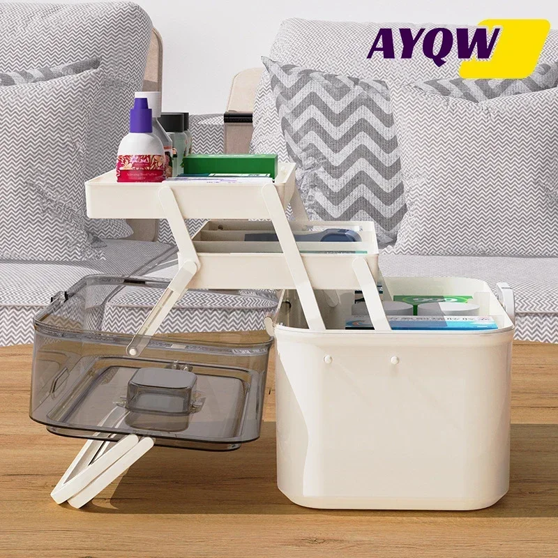 Large Capacity Clear Lid Medic - Home Bathroom Cabinets บทวิจารณ์และราคา