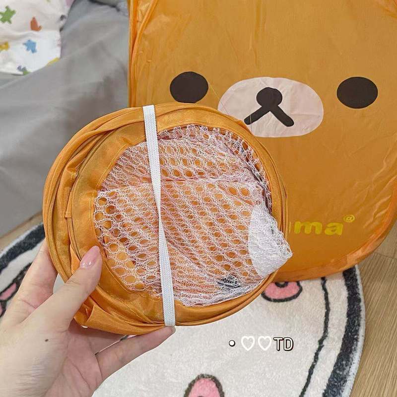 Rilakkuma Laundry Hamper Folda - Home Goods Bathroom Storage บทวิจารณ์และราคา