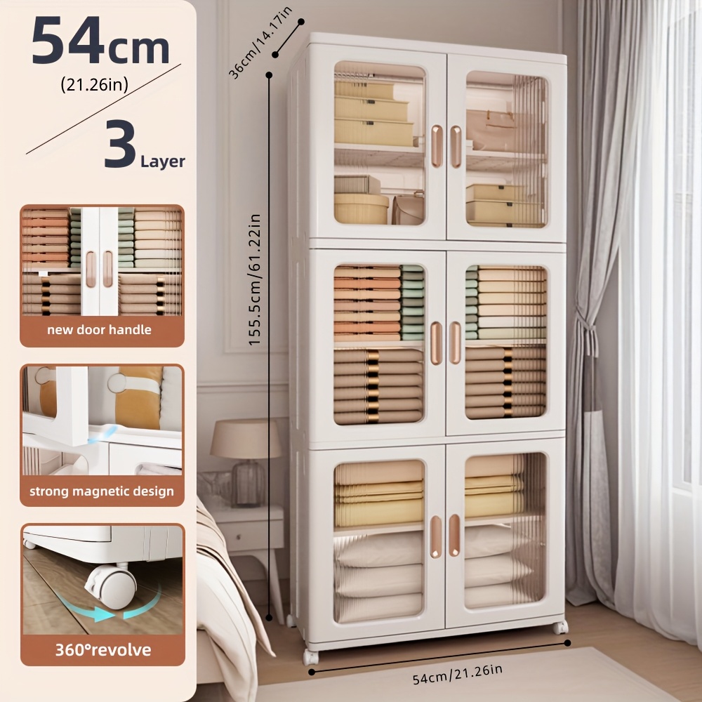 Large Capacity Closet Lockers, - Home Bathroom Cabinets บทวิจารณ์และราคา