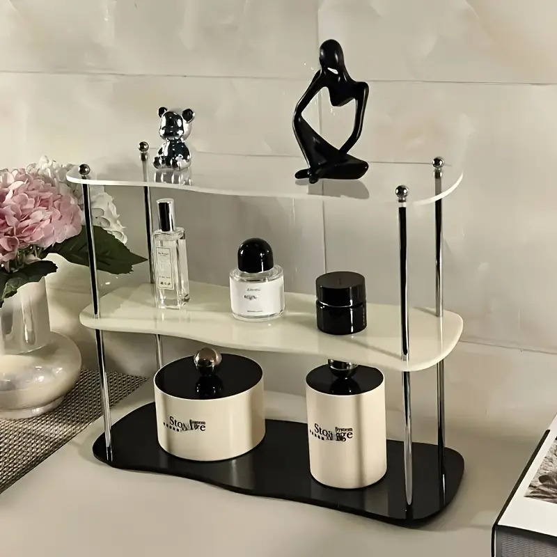 2-3Layers Acrylic Desktop Stor - Home Goods Bathroom Storage บทวิจารณ์และราคา