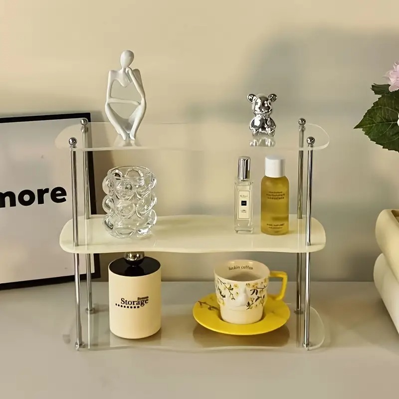 2-3Layers Acrylic Desktop Stor - Home Goods Bathroom Storage บทวิจารณ์และราคา