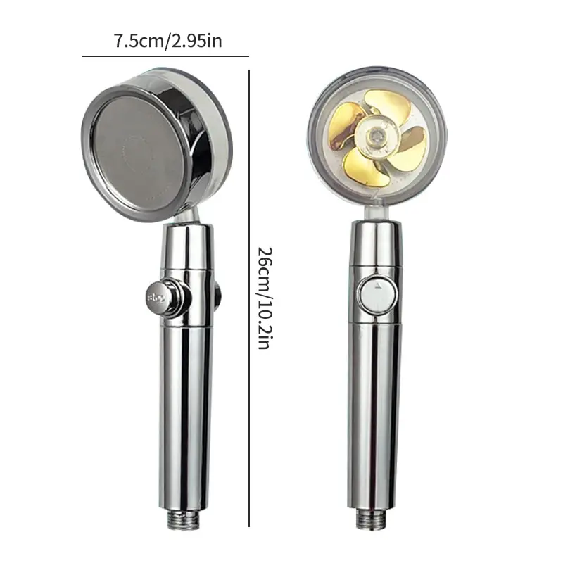 Pressurized Shower Head Water  - Home Bathroom Fan บทวิจารณ์และราคา