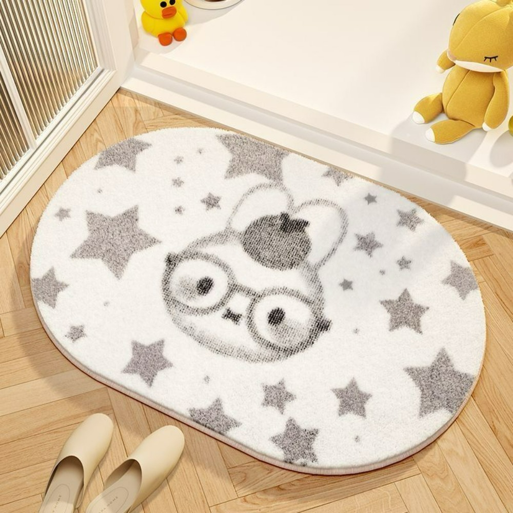 Miffy Cartoon Floor Mat Soft I - Home Goods Bathroom Accessories บทวิจารณ์และราคา