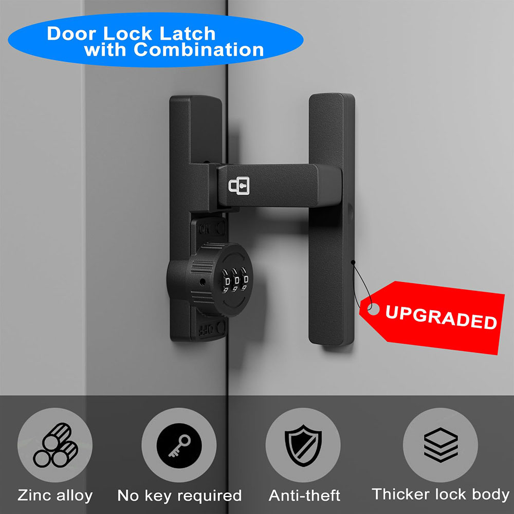 Security Barn Door Lock 3-Digi - Home Bathroom Cabinets บทวิจารณ์และราคา