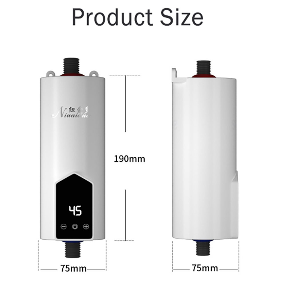 5500W 220V 110V Electric Insta - Home Bathroom Water Heater บทวิจารณ์และราคา