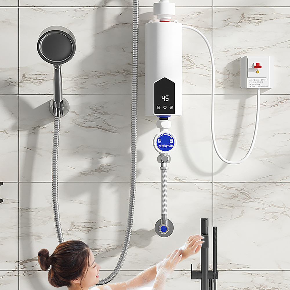5500W 220V 110V Electric Insta - Home Bathroom Water Heater บทวิจารณ์และราคา