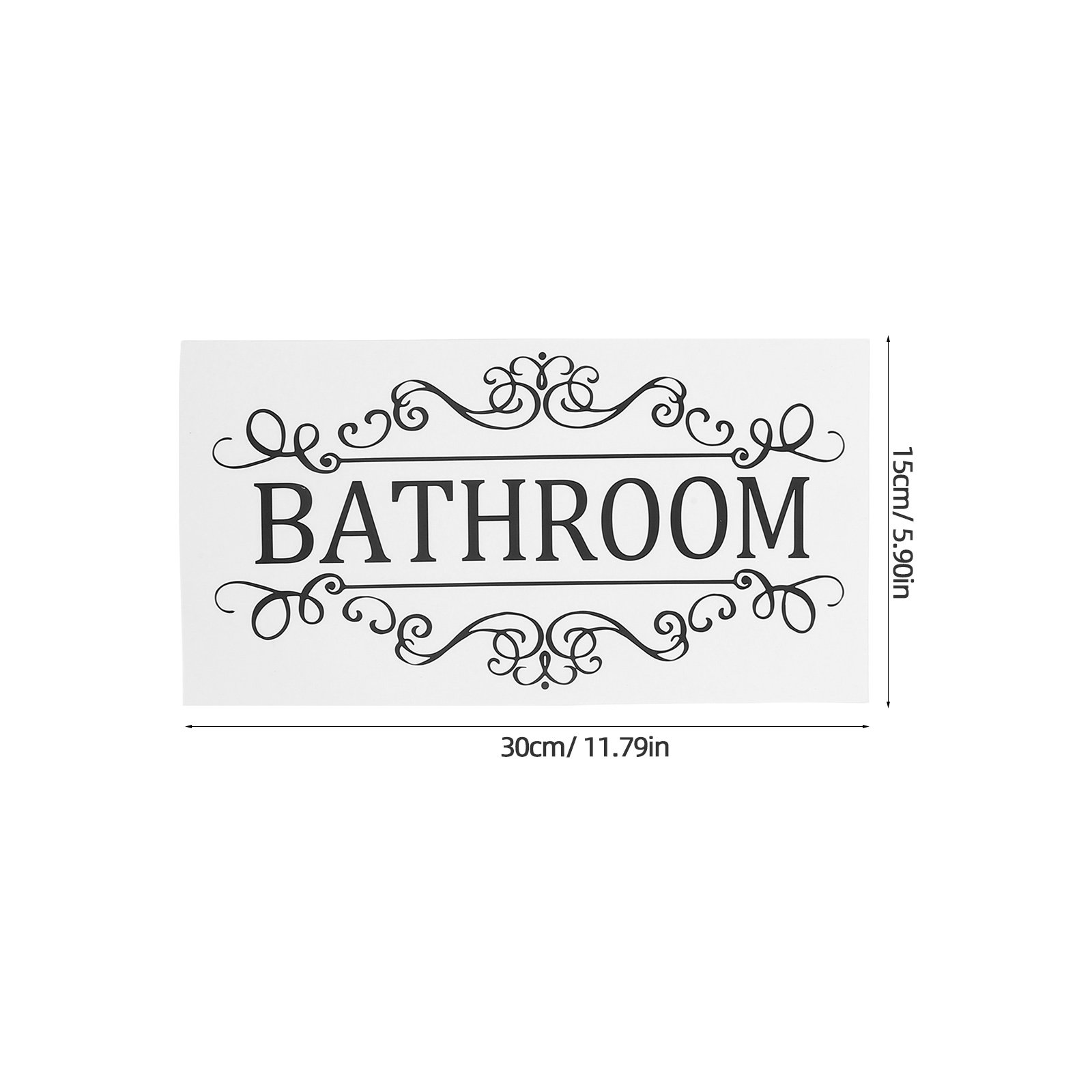 6Pcs Waterproof Door Sign Stic - Home Bathroom Door Signs บทวิจารณ์และราคา