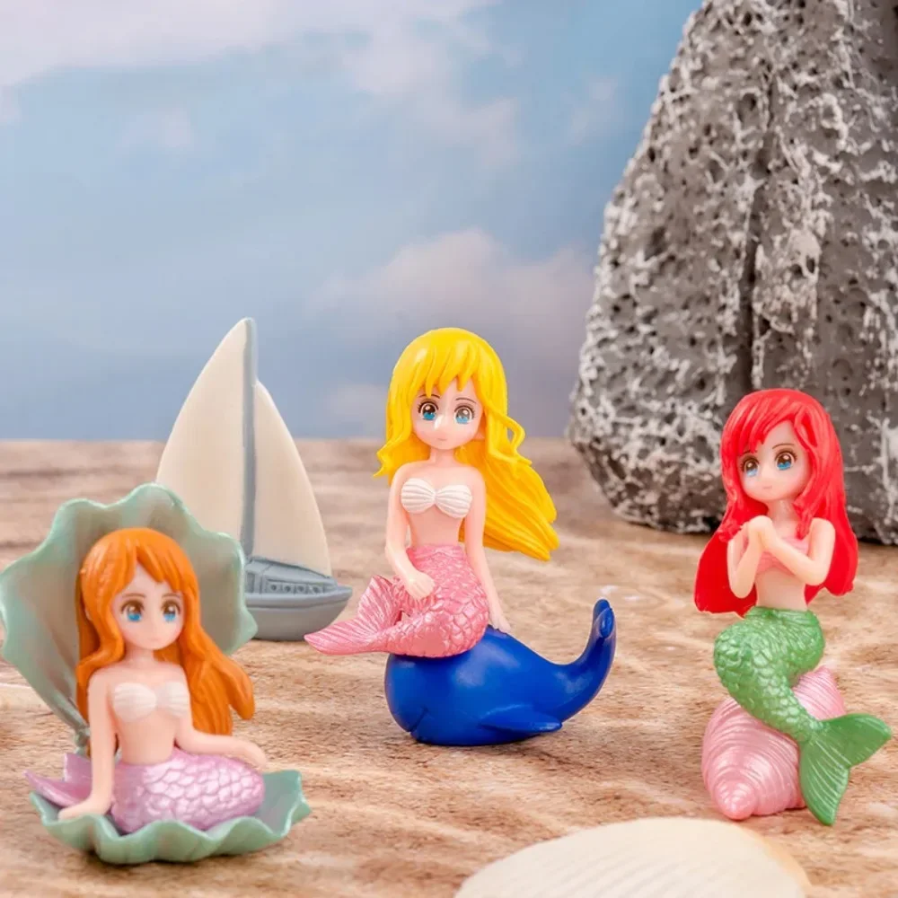 Mini Cute Shell Mermaid Small  - Home Bathroom Model บทวิจารณ์และราคา