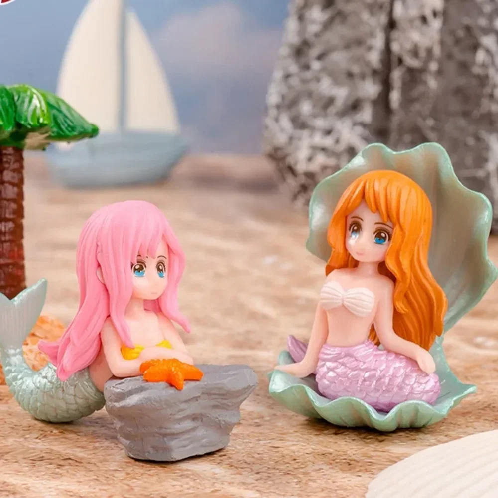 Mini Cute Shell Mermaid Small  - Home Bathroom Model บทวิจารณ์และราคา