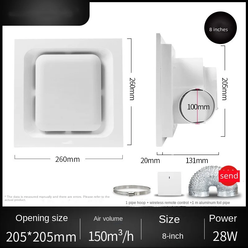 Home Appliances Ceiling Exhaus - Home Bathroom Fan บทวิจารณ์และราคา