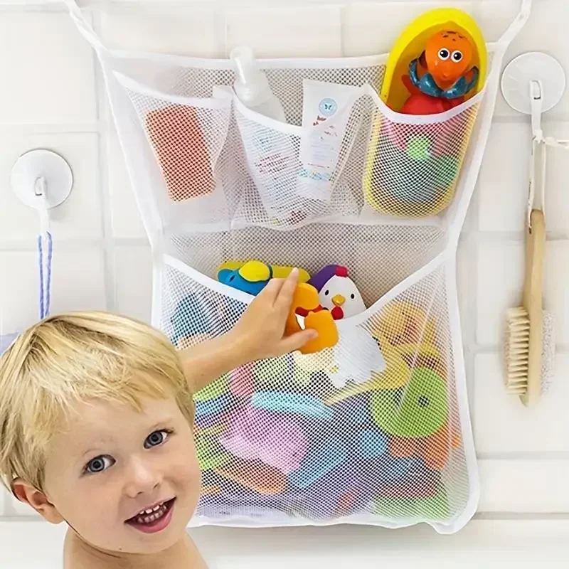Toy Bag Net Bathroom Organizer - Home Goods Bathroom Storage บทวิจารณ์และราคา