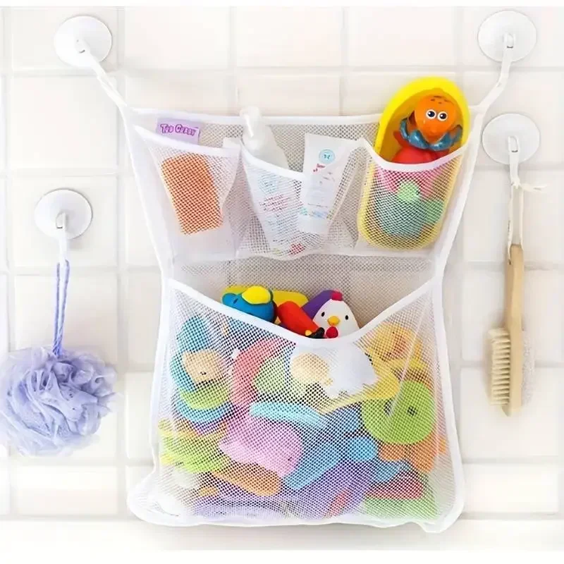 Toy Bag Net Bathroom Organizer - Home Goods Bathroom Storage บทวิจารณ์และราคา