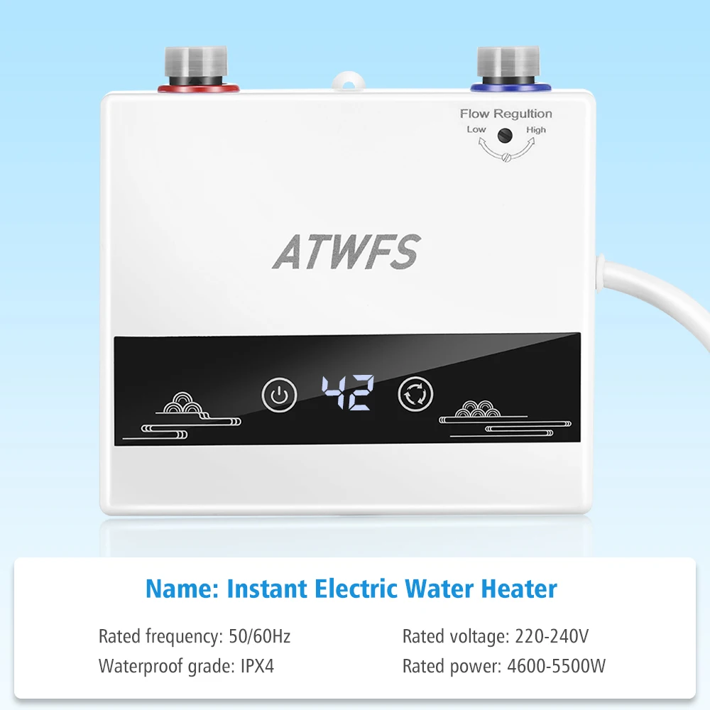 ATWFS Instant Water Heater 220 - Home Bathroom Water Heater บทวิจารณ์และราคา