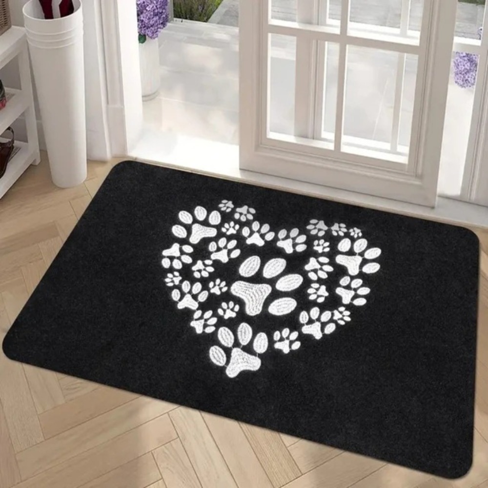 Vintage Dog Paw Print Rectangl - Home Bathroom Door Signs บทวิจารณ์และราคา