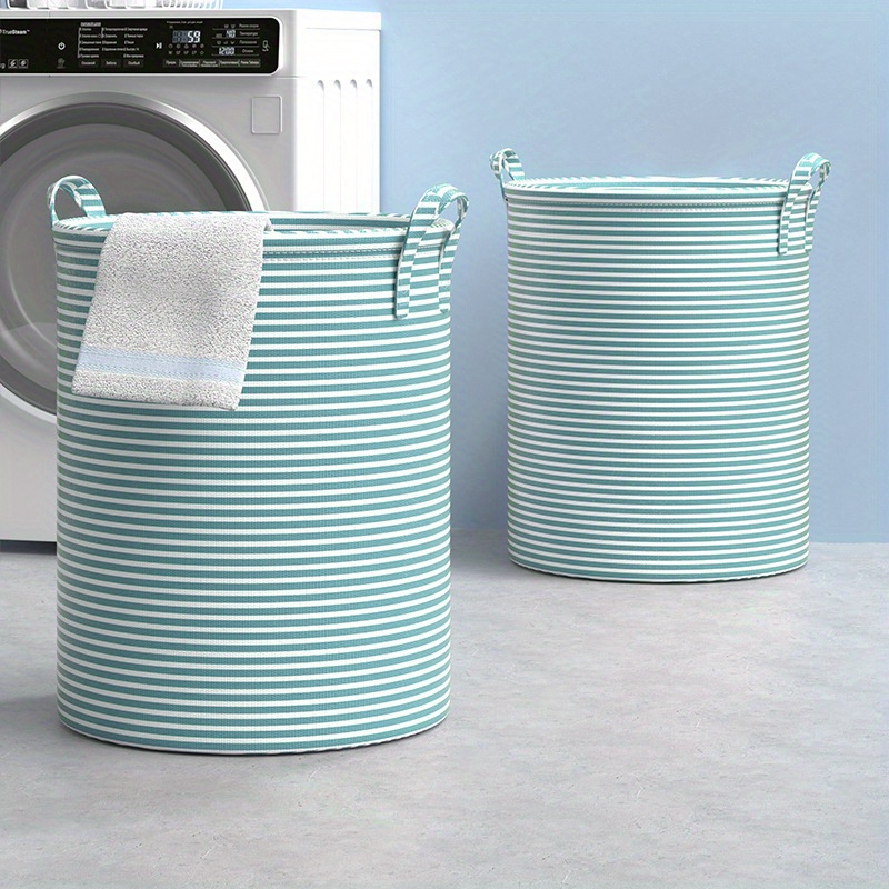 Foldable Minimalist Striped La - Home Goods Bathroom Storage บทวิจารณ์และราคา