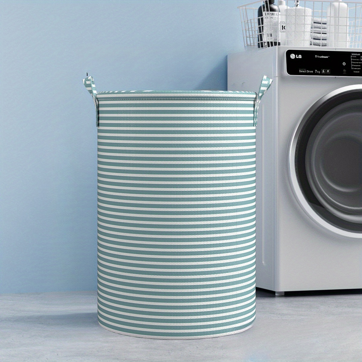 Foldable Minimalist Striped La - Home Goods Bathroom Storage บทวิจารณ์และราคา