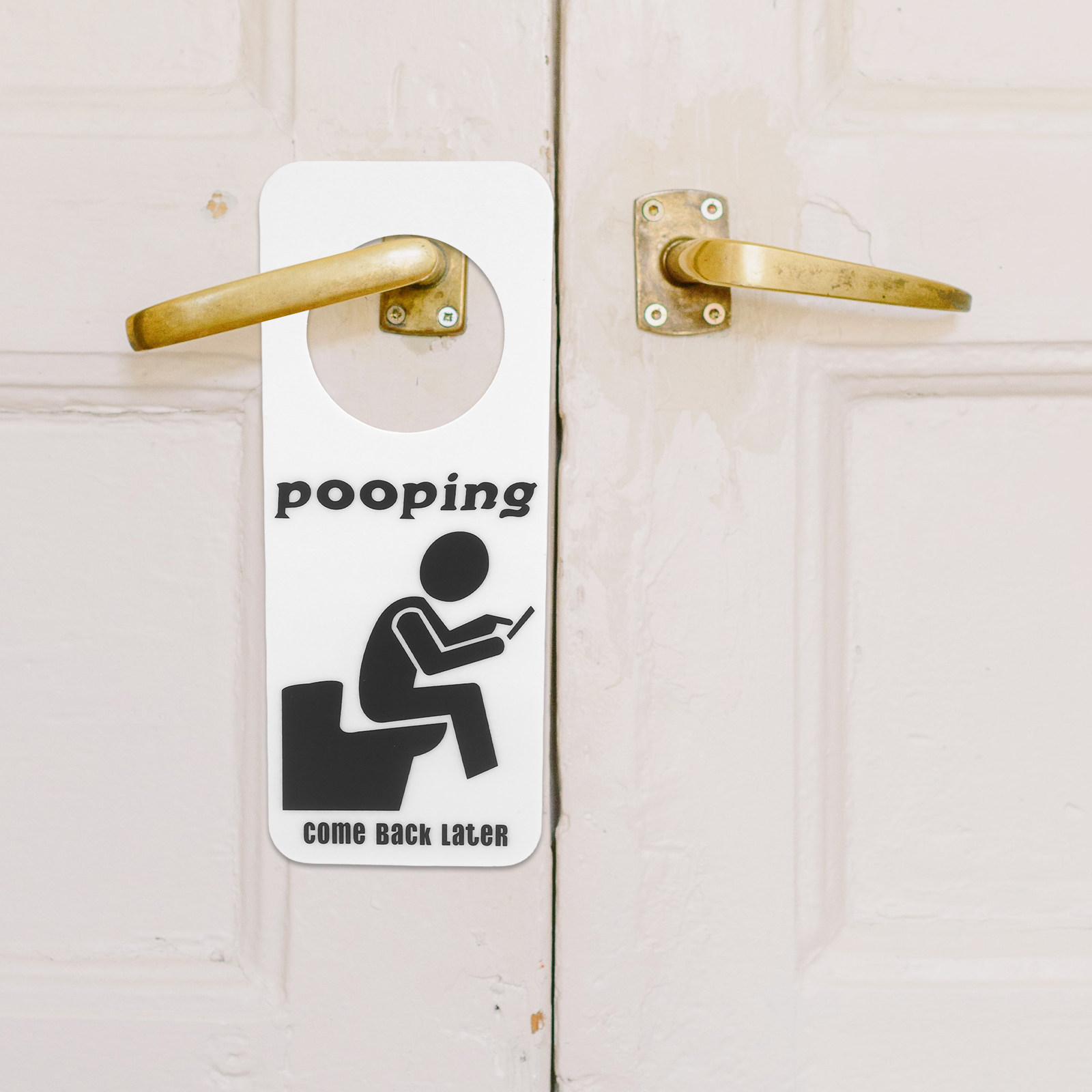 Bathroom Occupied Door Sign Fu - Home Bathroom Door Signs บทวิจารณ์และราคา