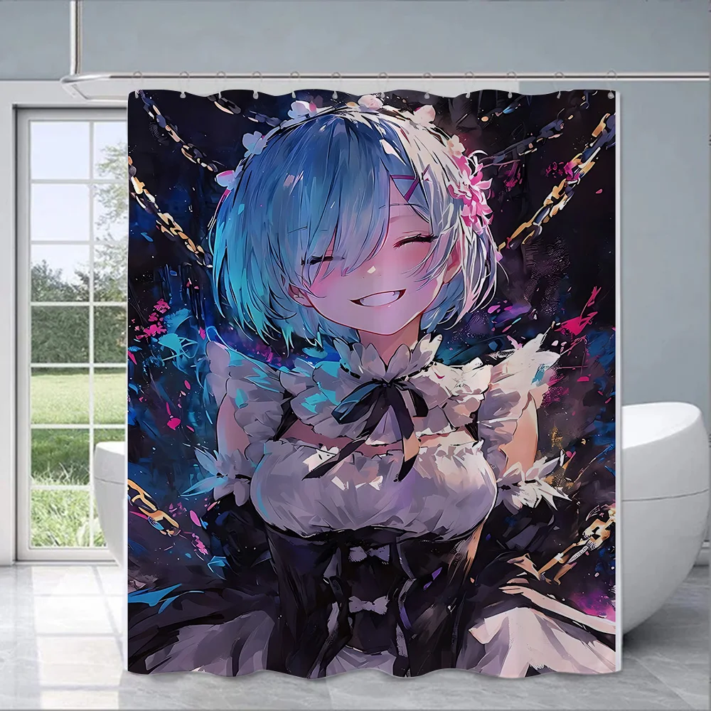 Shower Curtain Waterproof Poly - Home Bathroom Reno บทวิจารณ์และราคา