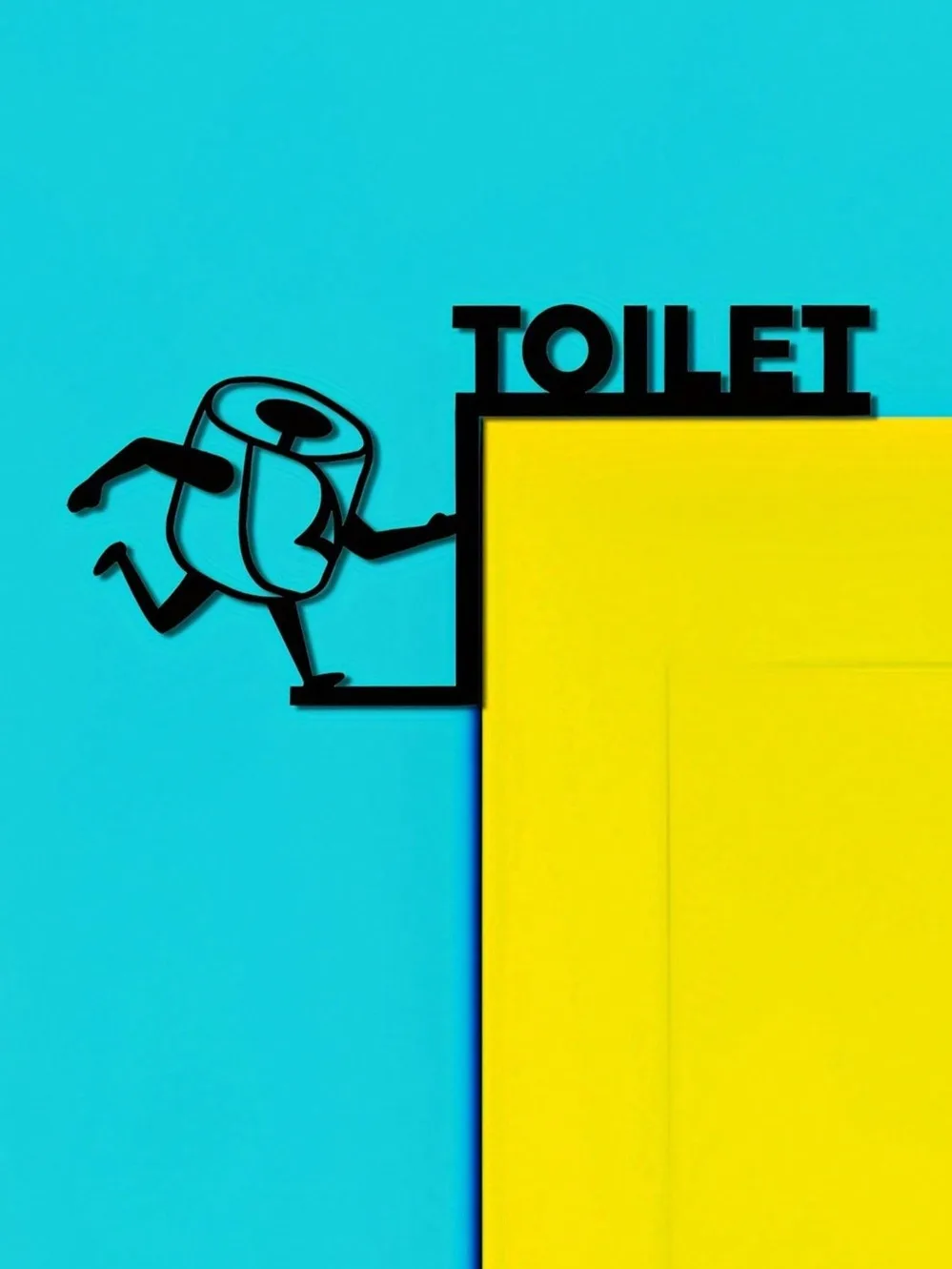Humorous Toilet Paper Out Meta - Home Bathroom Door Signs บทวิจารณ์และราคา