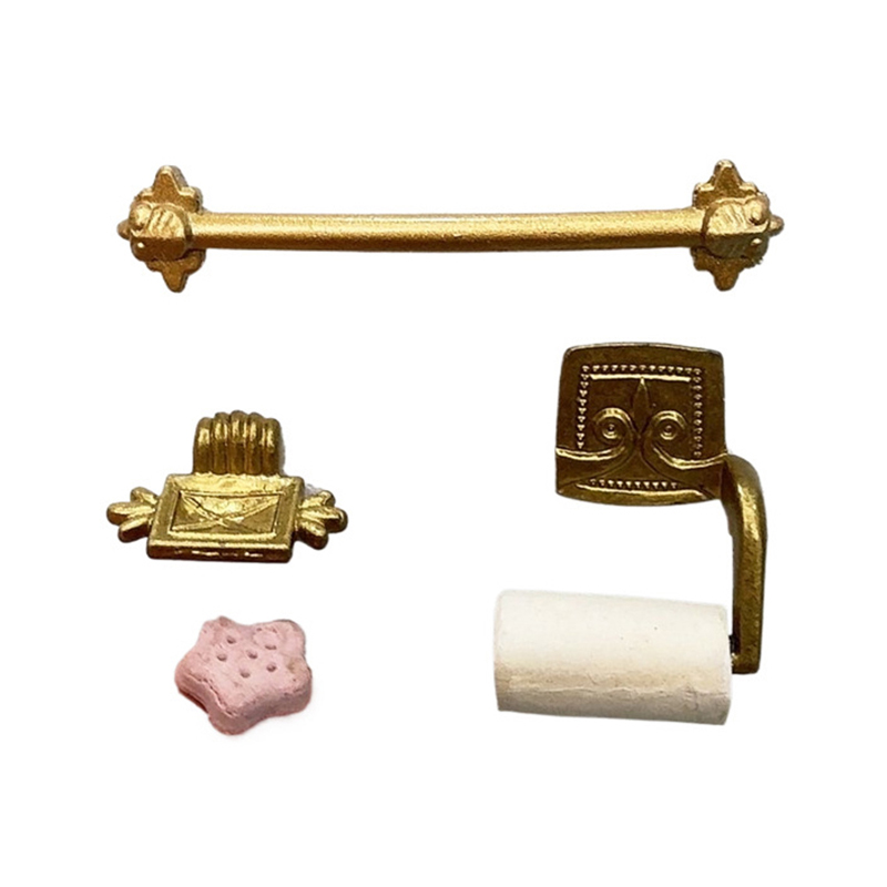 1/12 Dollhouse Simulation Pape - Jet Home Bathroom Accessories บทวิจารณ์และราคา