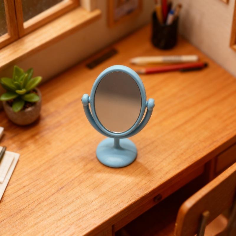 1Pcs Miniature Retro Mirror Dr - Home Bathroom Model บทวิจารณ์และราคา
