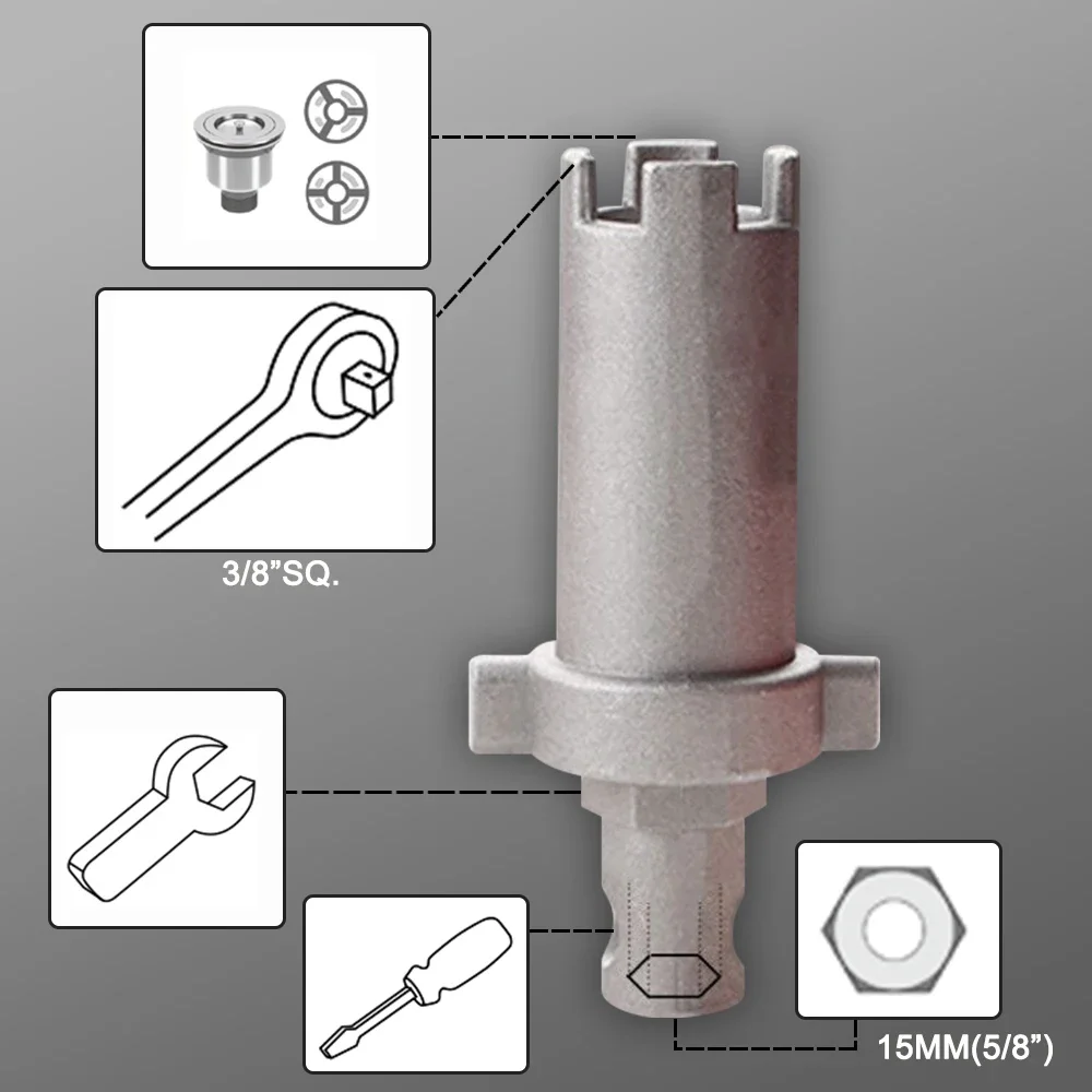 Sink Faucet Wrench Plumbing Re - Home Bathroom Water Heater บทวิจารณ์และราคา
