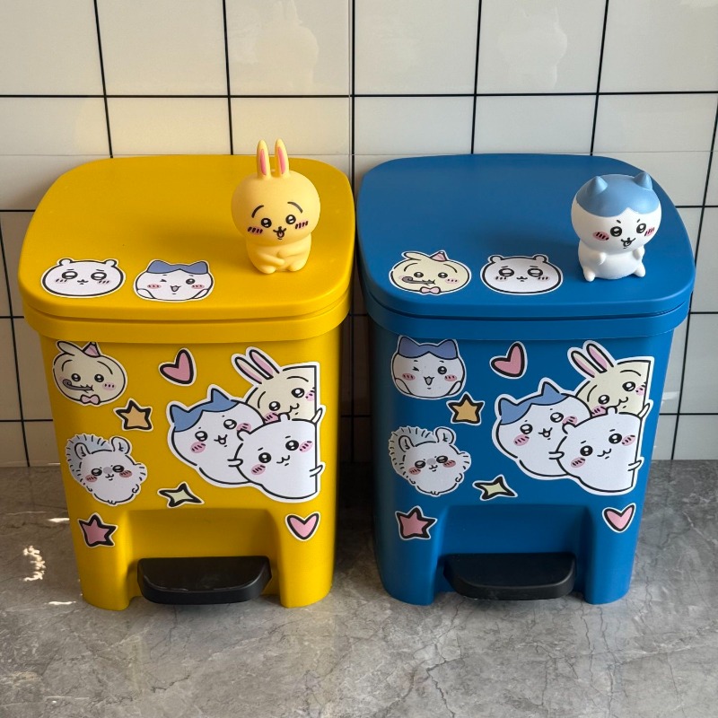 Kawaii Chiikawa Trash Can Foot - Home Goods Bathroom Accessories บทวิจารณ์และราคา