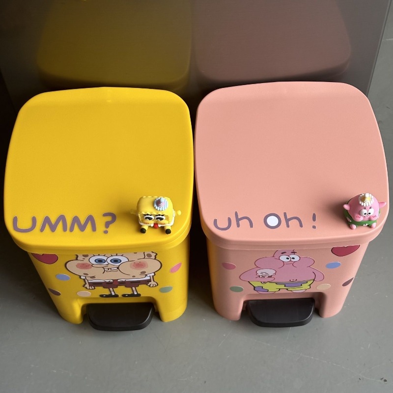 Cute Patrick Star Pedal Trash  - Home Goods Bathroom Accessories บทวิจารณ์และราคา