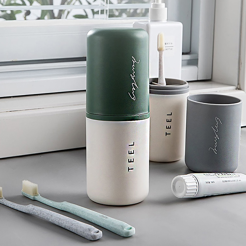 1pc Portable Toothbrush Holder - Home Goods Bathroom Storage บทวิจารณ์และราคา